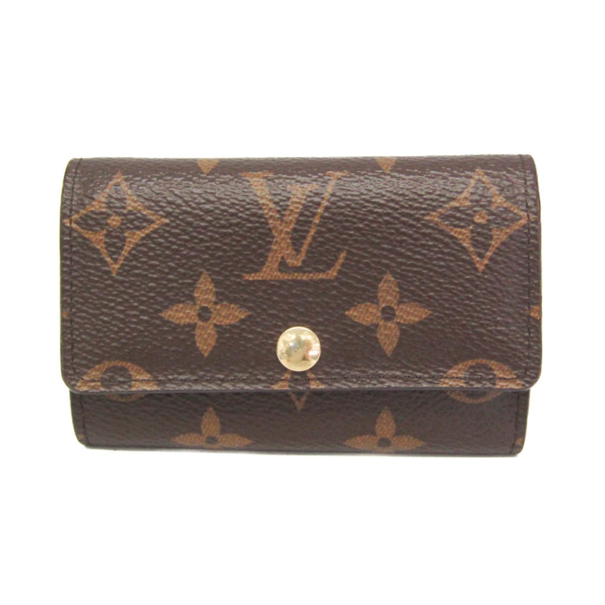 ルイ・ヴィトン(Louis Vuitton) モノグラム ミュルティクレ6 M62630 メンズ,レディース モノグラム キーケース ブラウン【中古】｜eLady