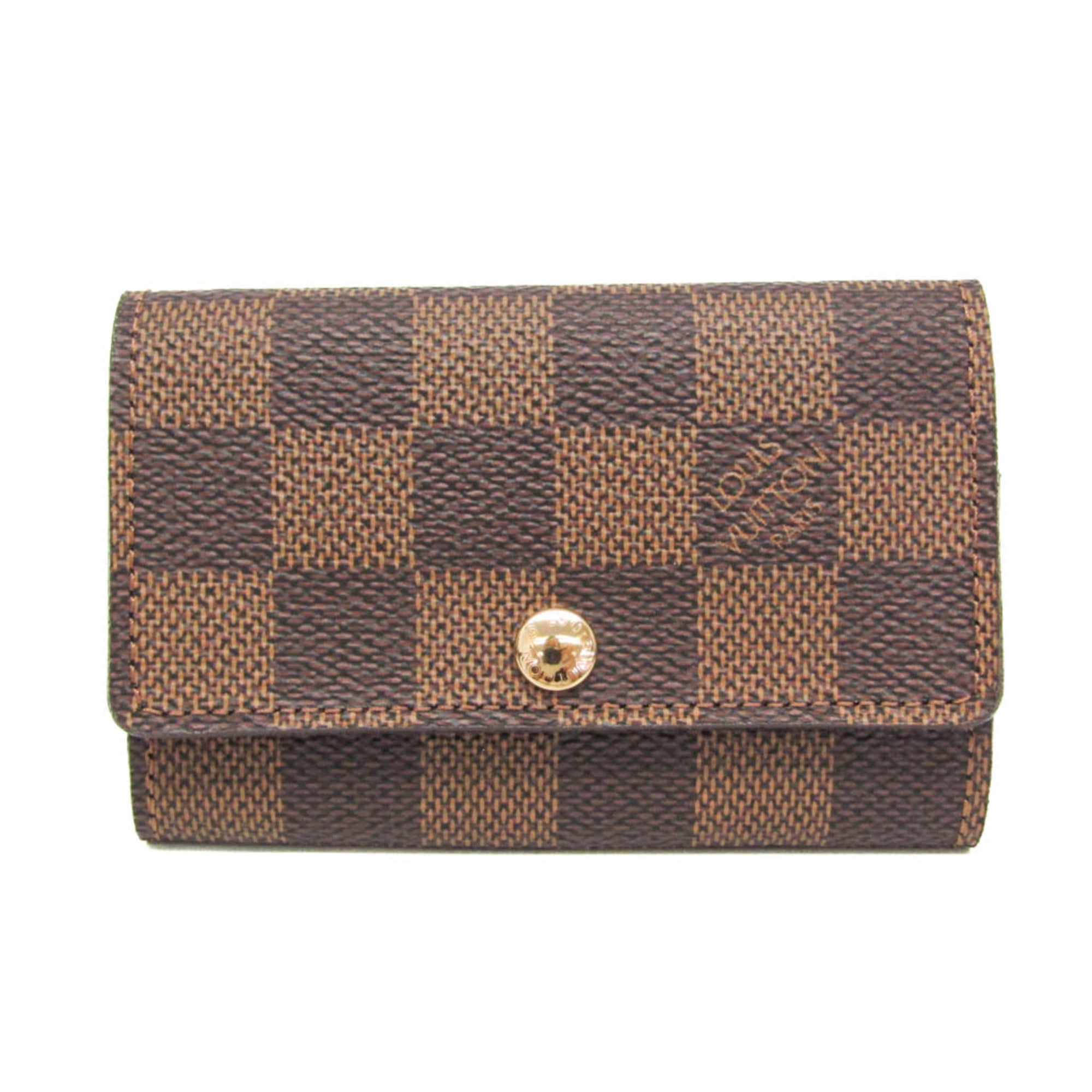 ルイ・ヴィトン(Louis Vuitton) ダミエ ミュルティクレ6 N62630 メンズ,レディース ダミエキャンバス キーケース エベヌ【中古】|eLady