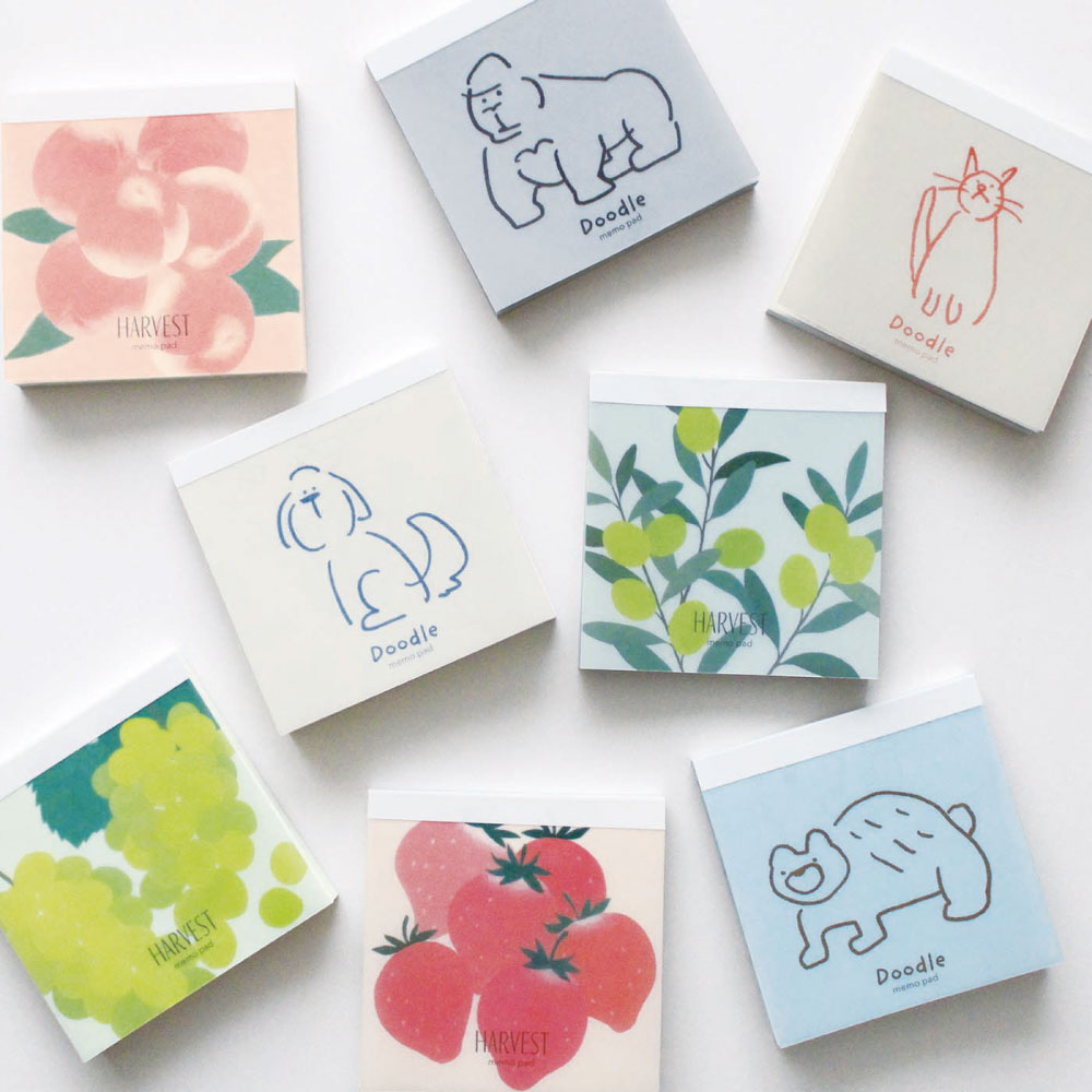 楽天市場】MATOKA マトカ スクエア メモパッド 猫 犬 くま ゴリラ