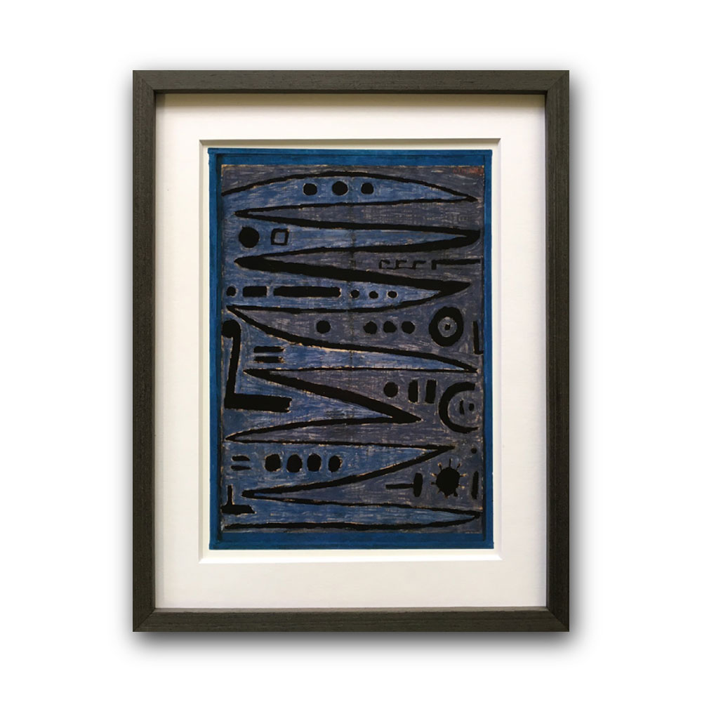 【Raffinart】 アートフレーム パウル・クレー「Heroic Strokes of the Bow, 1928, 1」［305mm &times; 380mm］｜Paul Klee アートポスター フレームセット 絵画 額縁 額装込【受注生産品】【発送までに 約7-10営業日】【「Raffinart」以外の商品と同送不可】｜EL COMMUN online shop