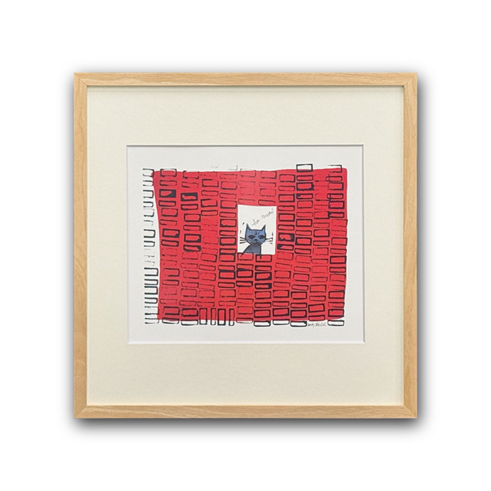 【Raffinart】アンディ・ウォーホル「SO MEOW,C.1958」［425mm × 425mm］｜Andy Warhol アートポスター フレームセット＜br /＞【受注生産品】【発送までに 約7-10営業日】【「Raffinart」以外の商品と同送不可】