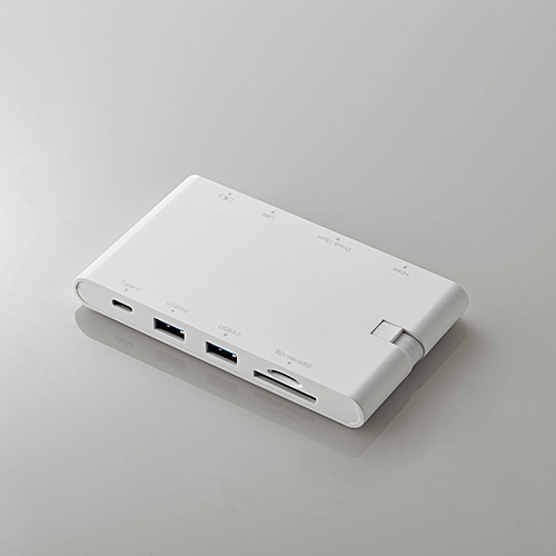 【楽天市場】エレコム USB Type-C 接続モバイル ドッキングステーション 充電用 データ転送用Type-C1ポート USB(3.0)2
