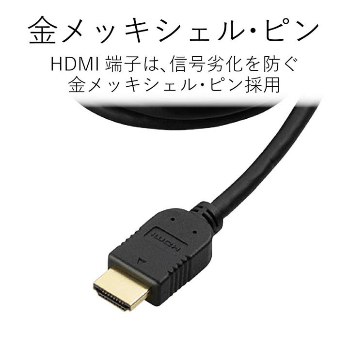 サイズ交換ＯＫ】 エレコム HDMI切替器 2入力1出力 HDMI 切替器 HDMIケーブル1m 付属 簡易パッケージ ブラック DH-SW21BK  E www.tsujide.co.jp