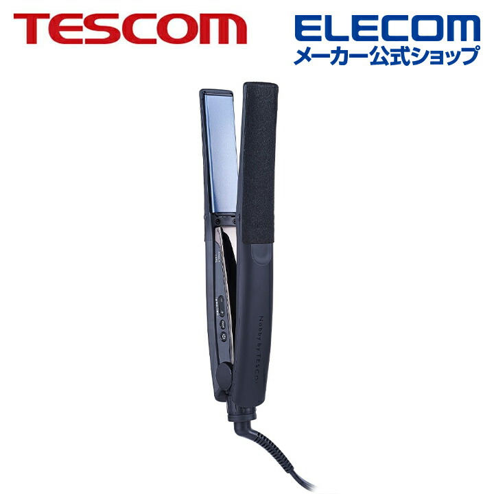 Nobby by TESCOM ヘアアイロン ブラック NIS500A-K/E プロフェッショナル プロテクトイオン ストレートアイロン