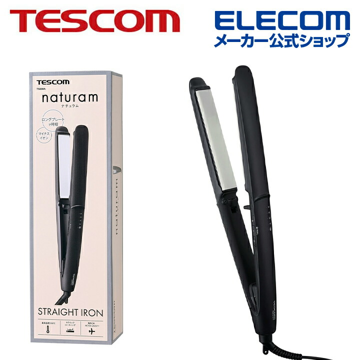 楽天市場】テスコム ヘアーアイロン マイナスイオン スリム ストレート