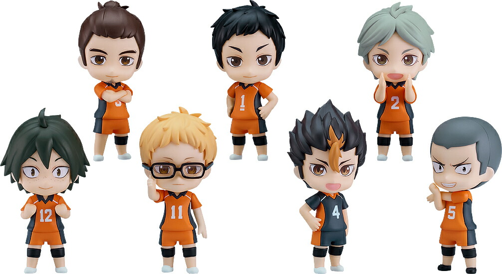 ねんどろいどさぷらいず ハイキュー!! 02 烏野編　 1BOX7個入り (塗装済みフィギュア)