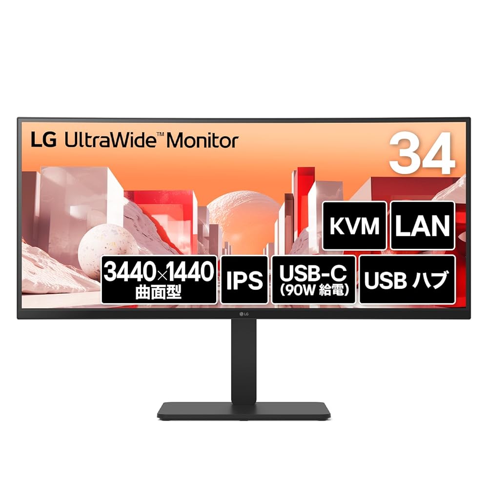 楽天市場】LGウルトラワイドモニターUltraWideMonitor34BA75QE