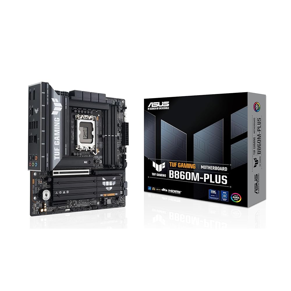 ASUS intel Core Ultra Processors (Series 2) Socket LGA1851 対応 B860 搭載 micro-ATX マザーボード/TUF GAMING B860M-PLUS 国内正規代理店品