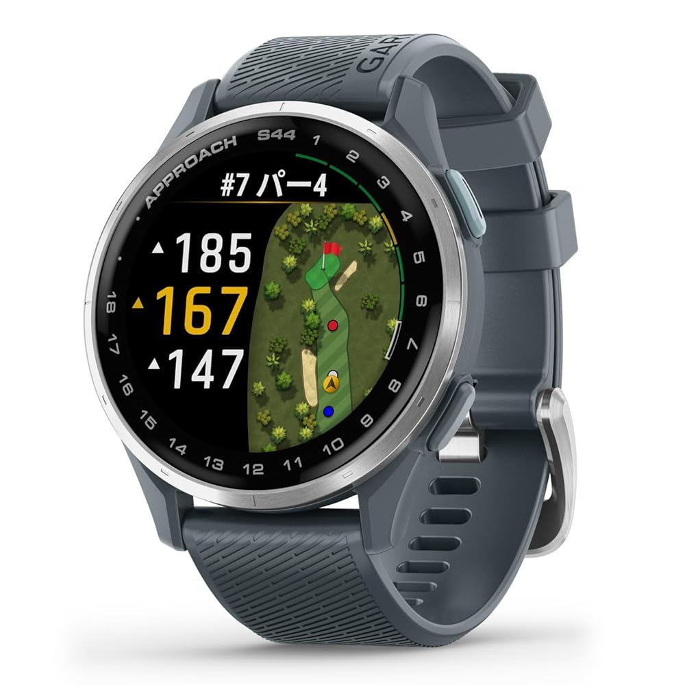 ガーミン(GARMIN) Approach S44 Twilight ゴルフに特化したゴルフGPSご覧なさる 軽さ心積もり AMOLEDタッチディスプレイ バーチャルキャディ