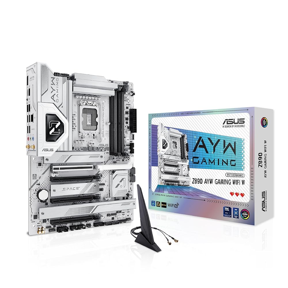 ASUS Z890 AYW GAMING WIFI W intel Core Ultra Processors (series 2) 相応う LGA 1851 Z890 積み上げる DDR5 E-ATX 母ちゃんゲーム盤 国内定め事代わりになる店品