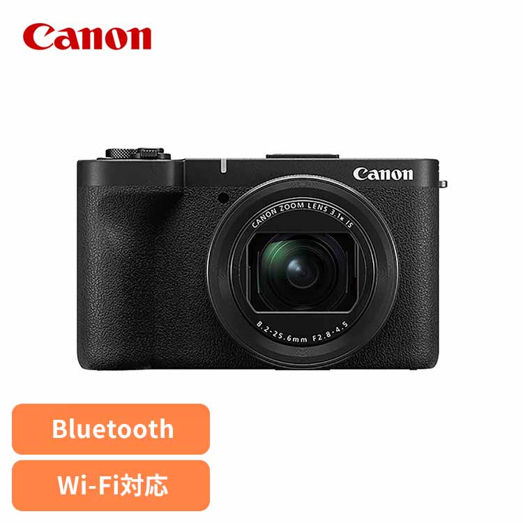 [P2倍★19日20:00-27日9:59]コンパクトカメラ PowerShot V1 ブラック PSV1canon キヤノン デジタルカメラ デジカメ コンパクト PowerShot wifi対応 Bluetooth Canon｜OA&rsquo;Z