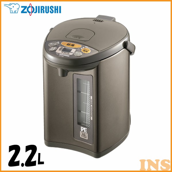 気質アップ 楽天市場 ポット 電気ポット Ve電気まほうびん 2 2l 湯沸し ポッド 保温 お湯 Zojirushi 象印 Cveb22 Ta Tc 送料無料 快適エレキング 新品即決 Sda Org Sg
