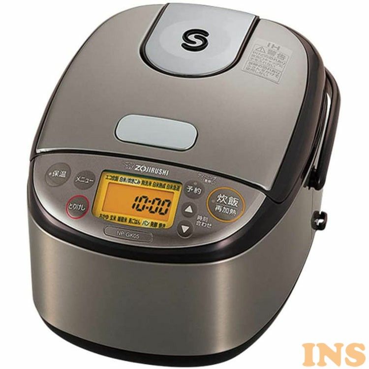 楽天市場】炊飯器 3合 3合炊き 象印 NP-GK05 ステンレスブラウン