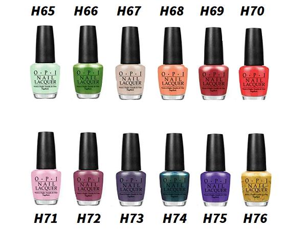 L New Opi Opie Eye Nail Lacquer Hawaii Spring Summer Collection