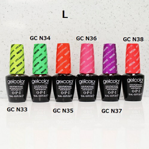 楽天市場 新品 送料無料 Opi Gelcolor ジェルカラー Neons