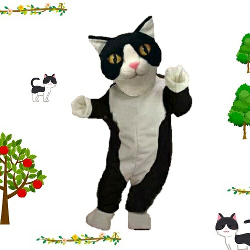コスチューム 着ぐるみ ノソノソ黒猫さん 全身着ぐるみ 男女兼用 サイズ選択可能 本格 リアル 猫 ブラックキャット アピール アニマル イベント 衣装 パーティー 仮装 店頭 店先 街頭 バザー 街頭 動物 宣伝 学園祭 ディスプレイ 仮装 文化祭 送料無料 新品