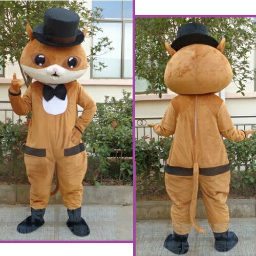 コスチューム 着ぐるみ ハットが似合う紳士なメルヘン猫さん 全身着ぐるみ 男女兼用 サイズ選択可能 本格 リアル 猫 キャット アピール アニマル イベント 衣装 パーティー 仮装 店頭 店先 街頭 バザー 街頭 動物 宣伝 学園祭 仮装 文化祭 ジェントルマン 送料無料 新品