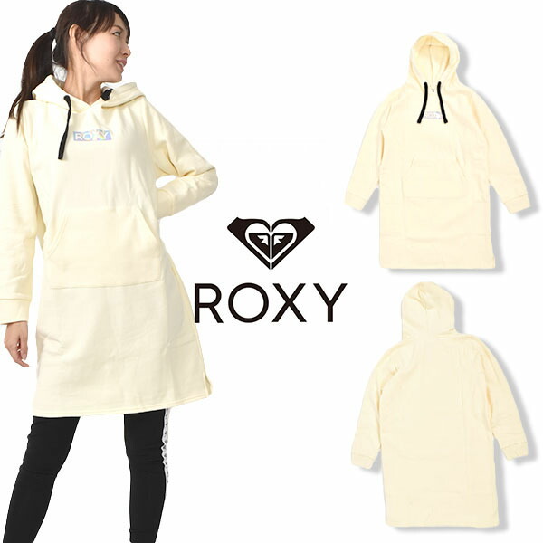 楽天市場 期間限定 100円offクーポン配布中 送料無料 長袖 スウェットワンピース ロキシー Roxy レディース Jivy Dress ロゴ パーカーワンピース スエットワンピース ロゴパーカー ワンピース 21冬新作 21 21 Off エレファント靴店