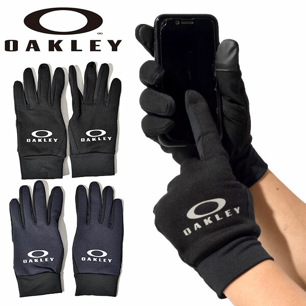 ゆうパケット対応可能！ タッチパネル対応 グローブ OAKLEY オークリー ESSENTIAL FLEECE GLOVE 15.0 FW メンズ  手袋 ランニング サッカー 野球 バイク 自転車 FOS900810 2021秋冬新作 得割10｜エレファント靴店