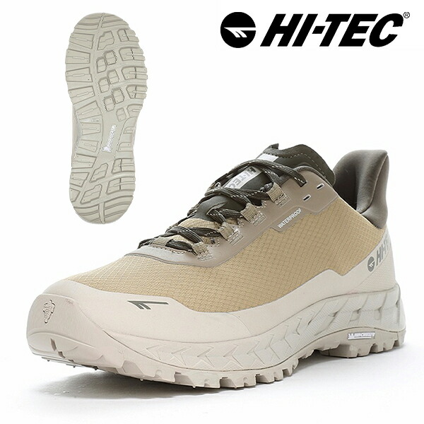 送料無料 ハイテック スニーカー HI-TEC メンズ ALTITUDE LTE WP アルティチュード ライ ウォータープルーフ 2E 厚底 透湿 防水 トレッキング ハイキング キャンプ アウトドア シューズ 靴 オリーブナイト/オリーブグレー