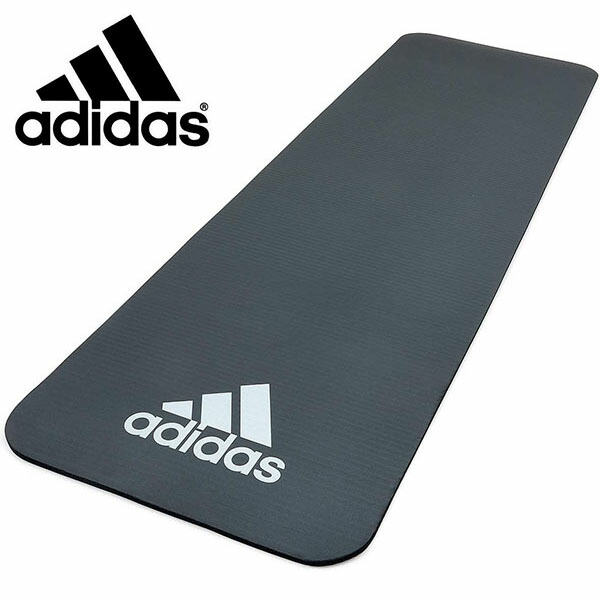 【楽天市場】送料無料 アディダス adidas フィットネスマット 10mm グレー ヨガマット トレーニングマット エクササイズマット