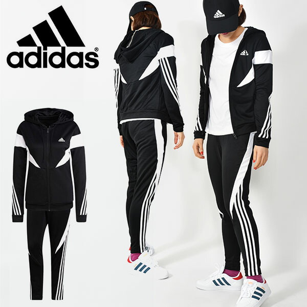 楽天市場 送料無料 アディダス レディース ジャージ 上下セット Adidas W Colorblock トラックスーツ フルジップ パーカー フーディー セットアップ 上下組 スポーツウェア トレーニング ウェア 21秋新作 得割10 Bs042 エレファント靴店