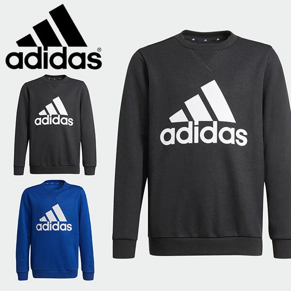 楽天市場 アディダス キッズ スウェット トレーナー Adidas Yb Ess Biglogo Sweat クルーネック 裏毛 ジュニア 子供 男の子 男子 ビッグロゴ スエット 子供服 21秋新色 得割25 エレファント靴店