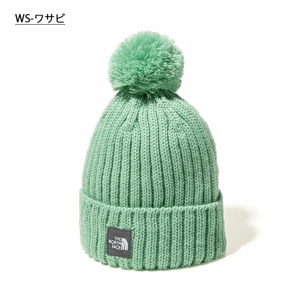 ゆうパケット対応可能!ノースフェイスポンポン付きニット帽キッズTHENORTHFACEBabyCappuchoLidベビー1歳2歳カプッチョリッドニットキャップ帽子子供2022秋冬新色防寒nnb41800