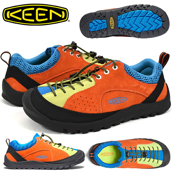 楽天市場 送料無料 アウトドア シューズ Keen キーン メンズ ジャスパー ロックス Jasper Rocks Sp Brilliant Blue 替え紐つき クライミング ハイキング スニーカー 靴 アウトドアスニーカー あす楽対応 エレファント靴店