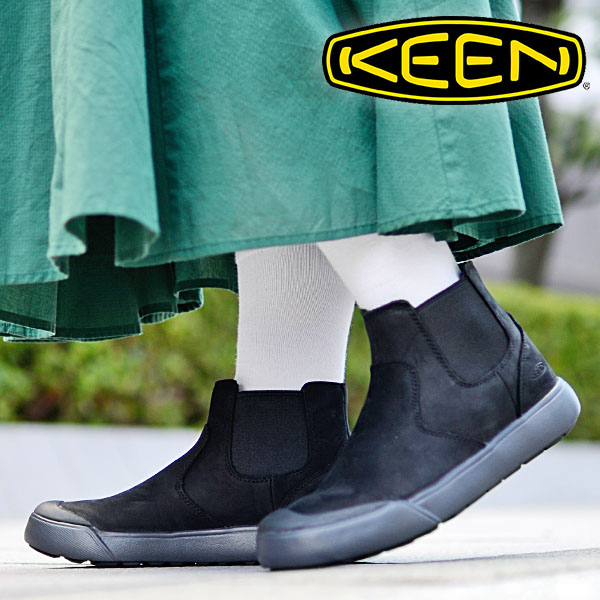 超格安価格 送料無料 KEEN キーン ショートブーツ レディース ELENA CHELSEA チェルシーブーツ 耐水 軽量 サイドゴアブーツ アンクル ブーツ アウトドア ブーツ シューズ 靴 黒 茶 国内正規品 1022029 1022030 www.todoceremonia.es