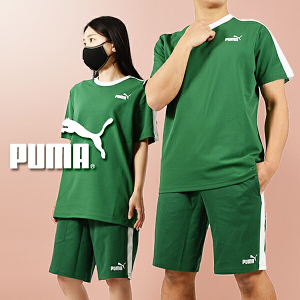 PUMA バンダナ柄 Mサイズ シャツとショーツセット　セットアップ pu-set-c-1.jpg