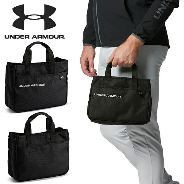 UNDER ARMOUR ブラック トートバッグ　& ラウンドバッグ　２個セット 楽天市場】送料無料 ゴルフ カートバッグ アンダーアーマー
