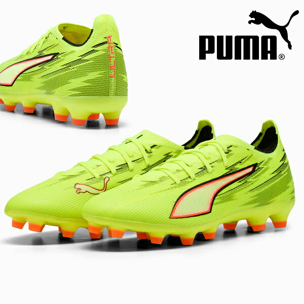 送料無料 プーマ メンズ サッカースパイク PUMA ウルトラ 6 マッチ HG/AG 土・人工芝用 サッカー フットボール スパイク 固定式 シューズ 靴 部活 クラブ 練習 試合 2026春夏新作 109001｜エレファント靴店