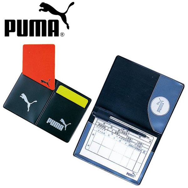 プーマ Puma カード 最上の品質な ケース 審判 サッカー レフェリー 審判用品 フットボール カードケース 得割 フットサル 0699
