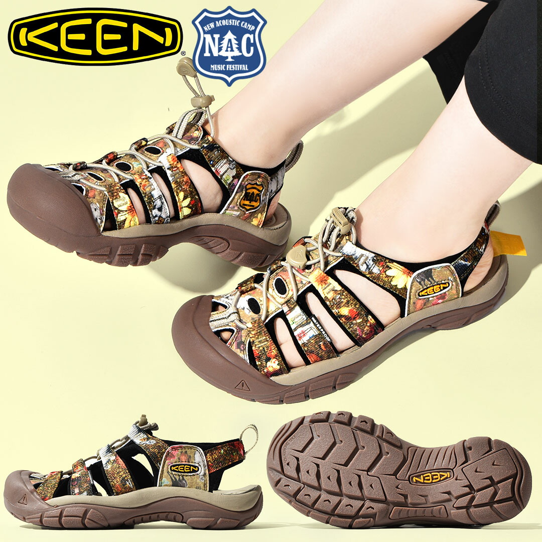 高速配送 送料無料 New Acoustic Camp コラボモデル キーン サンダル レディース 水陸両用 Keen Newport H2 ニューポート 防水 靴 シューズ アウトドア キャンプ レジャー ハイブリット 国内正規品 21春夏新作 売り切れ必至 Precisionnm Com