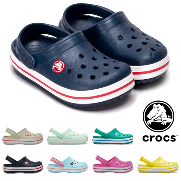 楽天市場 送料無料 キッズ サンダル クロックス Crocs クロックバンド ベビー 子供 ジュニア クロッグサンダル シューズ 靴 Crocband Kids Clog 4537 日本正規品 あす楽対応 エレファント靴店