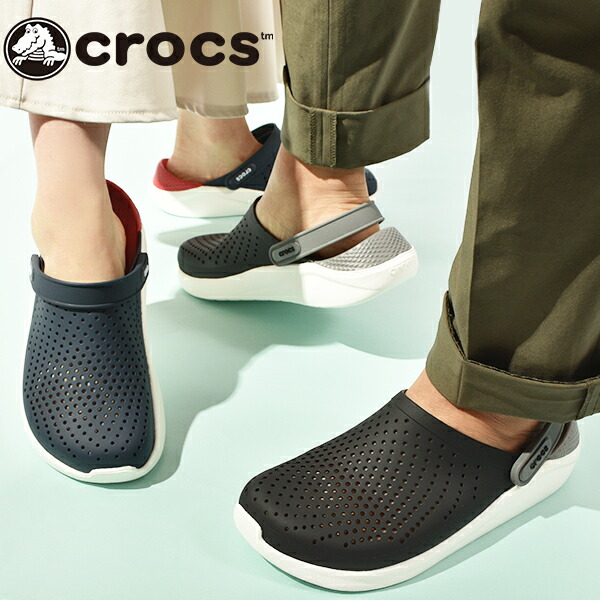 楽天市場 送料無料 サンダル クロックス Crocs ライトライド クロッグ スポーツサンダル メンズ レディース クロッグサンダル シューズ 靴 Literide Clog 204592 日本正規品 エレファント靴店