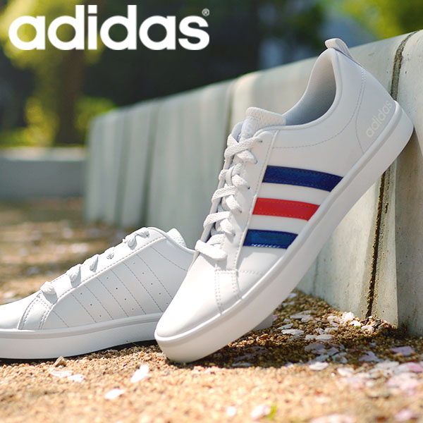 楽天市場 100円offクーポン配布中 36 Off アディダス スニーカー メンズ Adidas Adipace Vs アディペース ローカット 3本ライン カジュアル シューズ 靴 ホワイト ブラック グレー 白 黒 Aw4594 4494 Eh0019 エレファント靴店