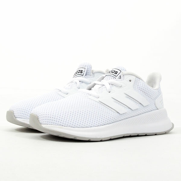 楽天市場 アディダス スニーカー レディース Adidas Falconrun K ファルコンラン 学校 通学 シューズ 靴 3本ライン ホワイト 白 F エレファント靴店