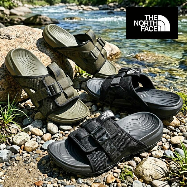 送料無料 ノースフェイス バックル サンダル メンズ THE NORTH FACE EXPLORE CAMP SLIDE エクスプローラー キャンプ スライド スポサン ビーチサンダル スポーツサンダル NF02452