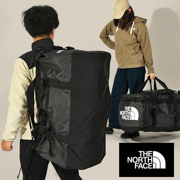 送料無料 大容量 136リットル ノースフェイス リュックサック メンズ レディース ザ・ノース・フェイス THE NORTH FACE BC DUFFEL XL ベースキャンプ ダッフル ボストンバッグ ショルダーバッグ 旅行 NM82365 ブラック 黒