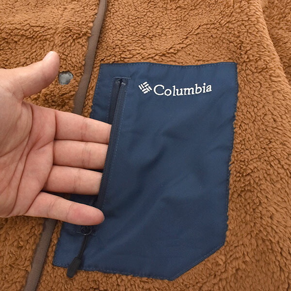 送料無料 コロンビア フリース ボアコート もこもこ Columbia レディース Chicago Avenue Women S Jacket モコモコ ノーカラーコート ロングコート アウター ジャケット アウトドア キャンプ ハイキング