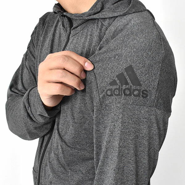 楽天市場 すぐ使える100円割引クーポン配布中 31 Off アディダス Adidas メンズ M Mh Heather フーディ フルジップ パーカー トレーナー スポーツウェア トレーニング ウェア ジム 春新作 Gun16 エレファント靴店