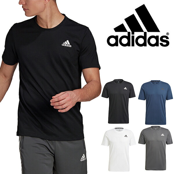 楽天市場 アディダス 半袖 Tシャツ Adidas メンズ M D2m Pr Tシャツ ワンポイントロゴ スポーツウェア ランニング ジョギング トレーニング ウェア ジム 21春新作 27 Off Bg979 エレファント靴店