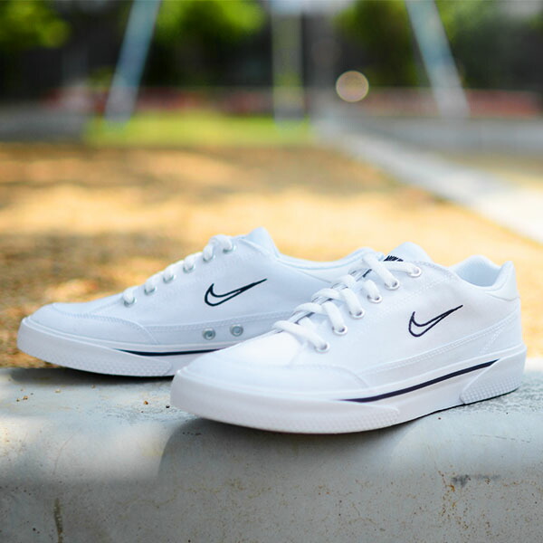楽天市場 送料無料 ナイキ スニーカー メンズ Nike レトロ Gts シューズ 靴 ローカット カジュアル キャンバス スニーカー ホワイト 白 Da1446 100 21秋新作 エレファント靴店