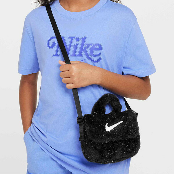 ナイキショルダーバック NIKE ナイキ フェイクファー ショルダーバッグ ボディバッグ YTH