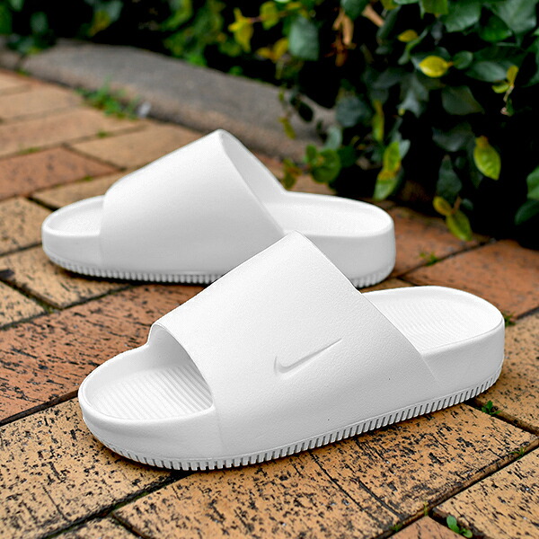 未使用　Nike カーム　スライド　サンダルホワイト27センチ 楽天市場】ナイキ サンダル レディース 厚底 白 スライド