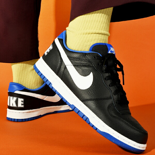 送料無料 ナイキ スニーカー メンズ NIKE ビッグ LOW 靴 シューズ BIG LOW ブラック ブルー 355152