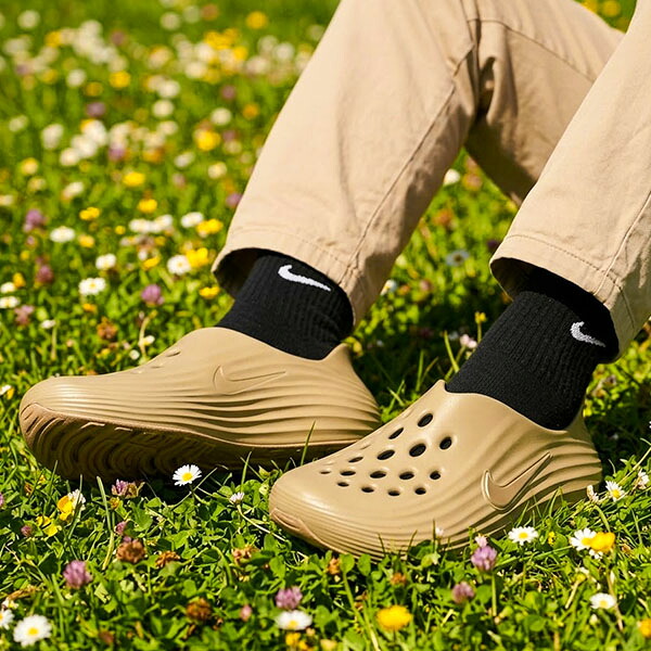 2026夏新作 送料無料 ナイキ 厚底 リカバリー スニーカー サンダル メンズ スポーツ NIKE REACTX REJUVEN8 リアクト リジュビネイト リカバリーシューズ スニーカーサンダル 靴 カーキ hv5060
