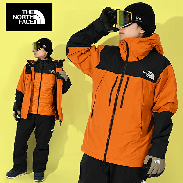 ラスト1着 Mサイズ 送料無料 ノースフェイス メンズ 3way 中綿 スノーボード ウェア スキー THE NORTH FACE スノーバード トリクライメイト ジャケット ベスト Snowbird Triclimate Jacket オレンジ ns62515 2025-2026冬新作 10%off｜エレファント靴店